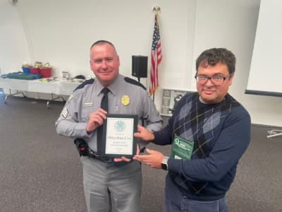 Officer Brian T. Lee (Accepted by Sgt. Matt Southern)